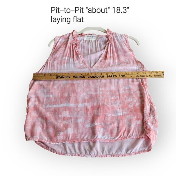 Anthropologie Cloth & Stone Pink Sleeveless Top XS - Picture 8 of 10